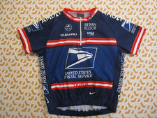 Maillot cycliste US Postal Service Nike jersey Vintage Shirt enfant L - 10 ans