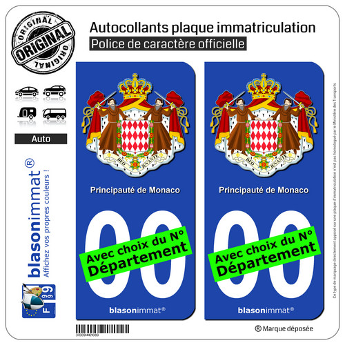 Stickers autocollant plaque - 2,
