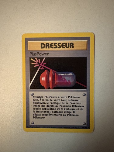 Carte pokémon pluspower - carte,