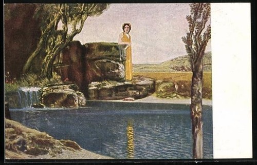 Carte postale artiste - postale, d'artiste