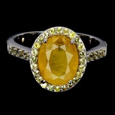 925 Bague en Argent Ovale