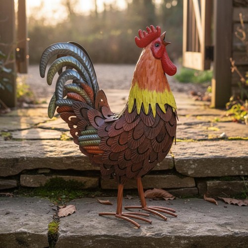 Pièces sculpture coq en - 2, de