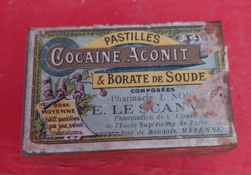 Boîte métal pub pastilles - boîte,