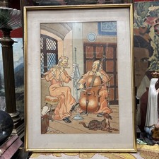 ancienne lithographie harry