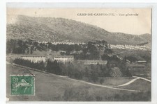 13 MILITAIRES , CAMP DE CARPIAGNE , VUE GENERALE