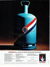 Publicité Advertising 037  1966   la bouteille Butagaz   butane propane