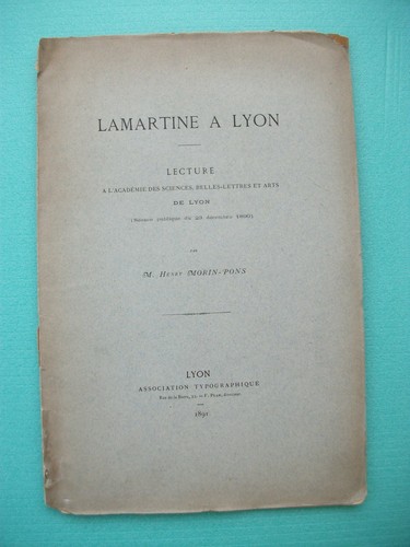 Morin pons lamartine à - h.,