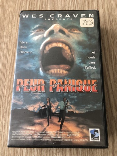 Cassette vidéo vhs film - film, peur