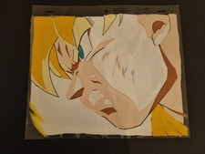 DRAGON BALL ANIME SON GOKU SUPER SAIYAN  CEL  + DOUGA celluloïd cellulo