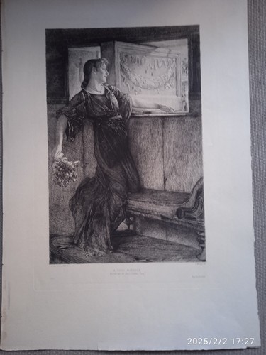 Gravure alma tadéma - tadéma, par