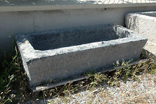 Baignoire De Jardin En Pierre Gris Vintage Antiques Old Carved Stone Bath Garden