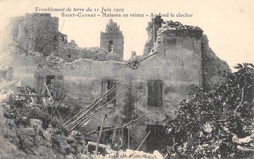 Cpa tremblement terre de - cpa,