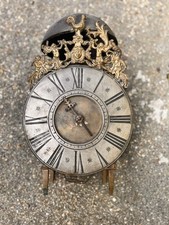 ANCIEN MOUVEMENT DE PENDULE CAGE CAPUCINE 2 MARTEAUX 18/19EME