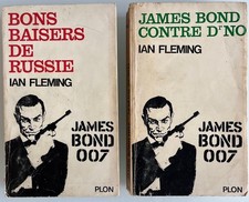 Lot de 2 ROMANS "JAMES BOND" - ANNEE 1964 - IAN FLEMING - PLON