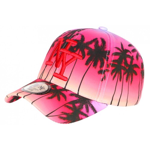 Casquette rose noire - casquette,