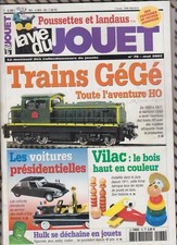 la vie du jouet N°78 MAI 2002 TRAINS GEGE POUSSETTES LANDAUS VILAC VOITURES ETAT