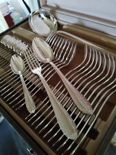 Ménagère 37 Pièces Orfèvrerie Liberty en Métal Argenté