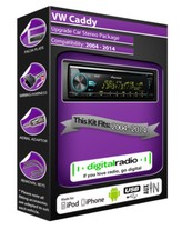VW Caddy Radio DAB, Lecteur De Voiture Pioneer CD USB AUX, Kit Bluetooth