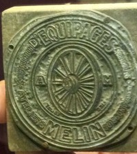 ancienne matrice imprimerie