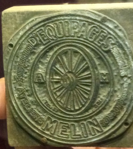 Ancienne matrice imprimerie - matrice,