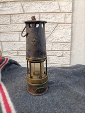 Lampe de Mineur  verre baccarat   /type belge/Hubert JORIS