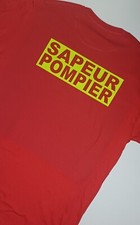 T-Shirt SAPEUR POMPIER  ROUGE