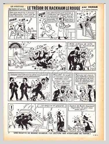 1963 tintin trésor - 1963,