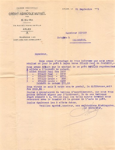 1928 credit agricole mutuel - credit, a