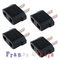 4 Adaptateur prise France EU