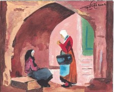   Aquarelle originale d'après André TORRE