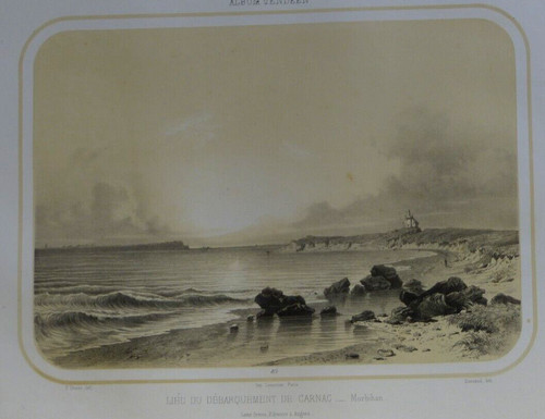 Gravure ancienne carnac - gravure,