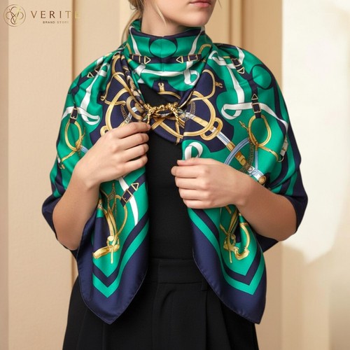 Rare vintage foulard soie - vintage,
