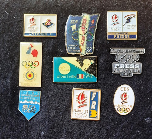 Nine albertville 1992 pins - , pins-