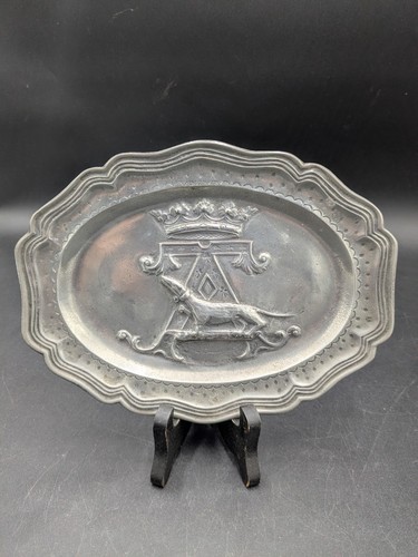 Plat ancien étain ème - étain,
