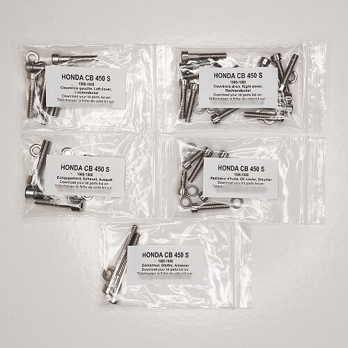 Honda 450 1986 1988 kit - cb, 1986-1988