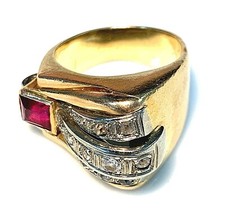 MAGNIFIQUE BAGUE OR 18 CARATS