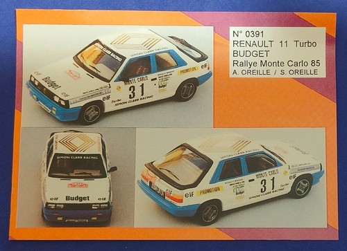 Kit renault turbo n - 11, #11