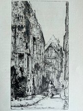 Auguste Brouet gravure eau