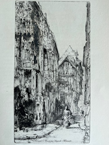 Auguste brouet gravure - brouet,