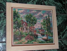 Framed Landscape Scene House