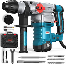 Réglable,Souple Marteau Perforateur, 1500W Perforateur Burineur 6J, 6 Vitesses