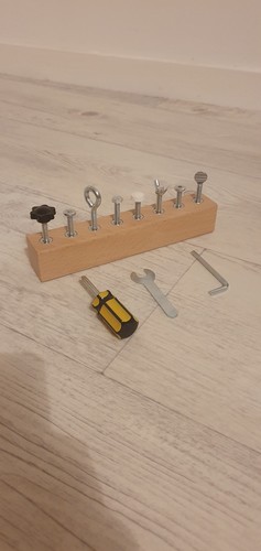 Jeu motricité fine bois - jeu,