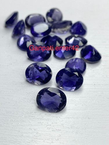 Iolite naturelle taillée - taillée, en