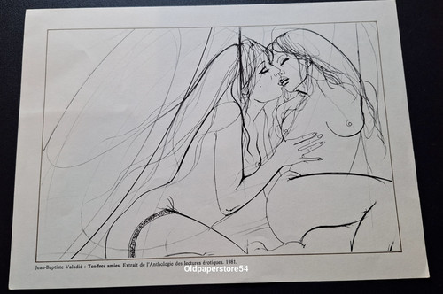 Gravure curiosa tendres - curiosa,