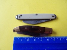 Lot de 2 Petits Couteaux de poche, pliants, Canifs,