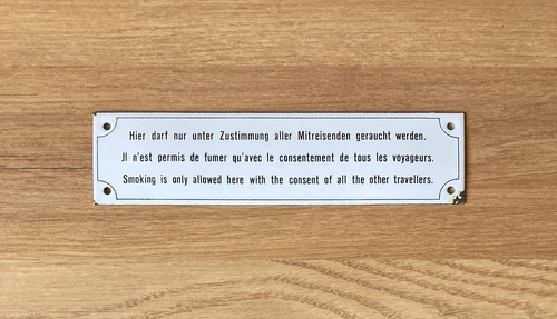 Ancienne plaque émaillée