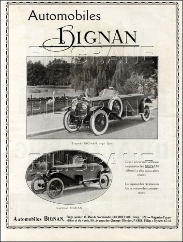 Page publicité 1922 - 1,