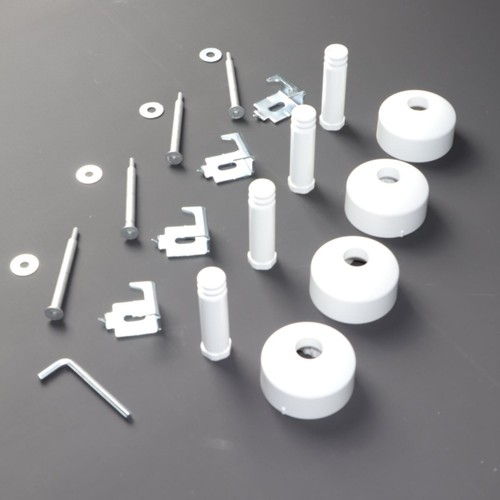 Kit support mural long - , blanc