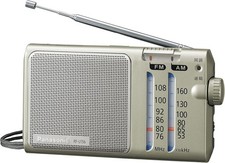 Radio Panasonic FM/AM/Wide FM Compatible Argent RF-U156-S