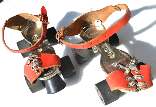 Anciennes paire patins a - paire, de
